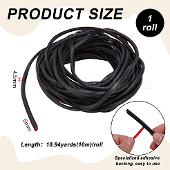 10M PVC Car Interior Moulding Trim&nbsp;AJEW-WH0609-403B