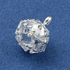 Brass Rhinestone Pendants&nbsp;KK-I715-06S-02