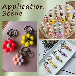 Food Grade Eco-Friendly Silicone Focal Beads&nbsp;SIL-SC0002-78