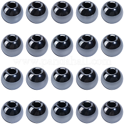 1 Strand Electroplated Synthetic Non-Magnetic Hematite Beads Strands&nbsp;G-PA0002-42B