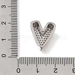 Brass Micro Pave Clear Cubic Zirconia Beads&nbsp;CU-CBAEEA8-16P