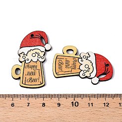 Printed Poplar Wood Pendants&nbsp;FIND-N005-74K