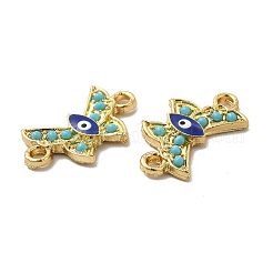 Alloy Enamel Connector Charms&nbsp;PALLOY-F290-46G