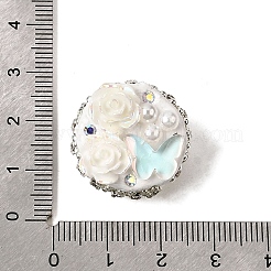 Handmade Polymer Clay Rhinestone Beads&nbsp;CLAY-Z005-03B