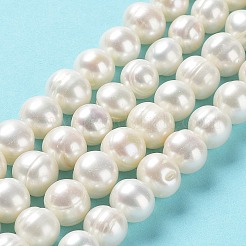 Natural Cultured Freshwater Pearl Beads Strands&nbsp;PEAR-E019-03
