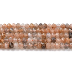 Natural Multi-Moonstone Beads Strands&nbsp;G-G003-A05-01