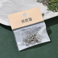 SHEGRACE Brass Rhinestone Flat Round Stud Earring Findings&nbsp;XGR0099P-120P