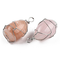 Natural & Synthetic Mixed Gemstone Pendants&nbsp;G-N326-151P