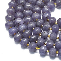 Natural Lepidolite/Purple Mica Stone Beads Strands&nbsp;G-P573-B05-01
