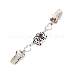2Pcs Alloy & Iron Cardigan Clips&nbsp;JEWB-BR00182