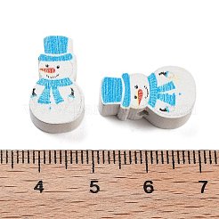 Christmas Theme Printed Wood Beads&nbsp;WOOD-M015-05D