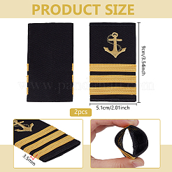 1 Pair Cloth Navigator Epaulettes&nbsp;DIY-BC0016-04