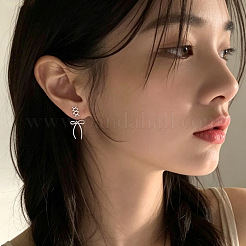 Alloy Bowknot Stud Earrings for Women&nbsp;WG9B155-01