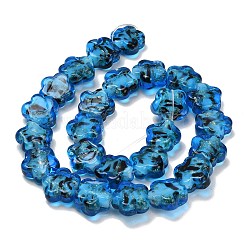 Handmade Gold Sand Lampwork Beads&nbsp;LA-T032-02B