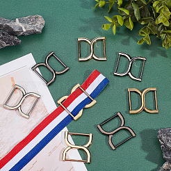 8Pcs 4 Colors Zinc Alloy Bag Connector Anchor Buckles&nbsp;FIND-WR0004-07