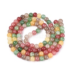 Baking Paint Crackle Glass Beads Strands&nbsp;GLAA-Q106-03A-13