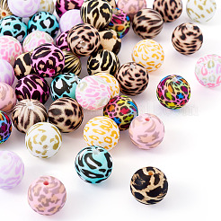 48Pcs 12 Colors Silicone Beads&nbsp;SIL-TA0002-61A