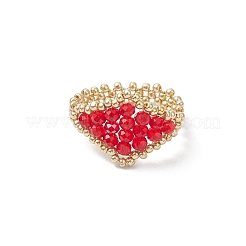 Glass Finger Rings&nbsp;RJEW-MZ00030-04