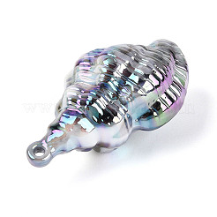 UV Plating Opaque Acrylic Shell Shape Big Pendants&nbsp;SACR-T018-35G