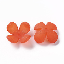 Frosted Acrylic Bead Caps&nbsp;MACR-S371-06A-726