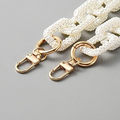 Acrylic Imitation Pearl Cable Chains Bag Straps&nbsp;FIND-WH0146-12B