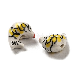 Handmade Printed Porcelain Beads&nbsp;PORC-E015-18