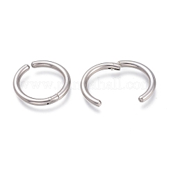 Non-Tarnish 201 Stainless Steel Clip-on Earrings&nbsp;EJEW-L256-04D-P