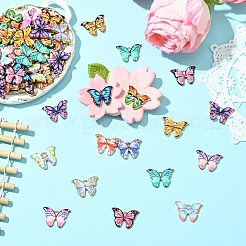 90Pcs 14 Styles Alloy Enamel Pendants&nbsp;ENAM-SZ0004-62