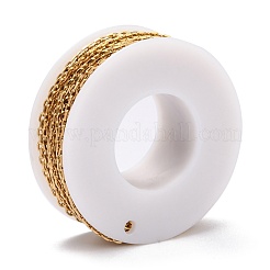 PVD Vacuum Plating 304 Stainless Steel Cable Chains&nbsp;CHS-D033-03G-01