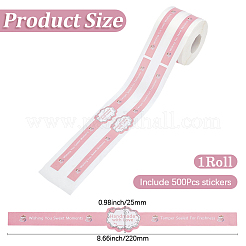 1Roll Paper Self-Adhesive Stickers&nbsp;DIY-SP0007-20