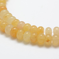 Natural Topaz Jade Beads Strands&nbsp;X-G-G665-12-6x4mm