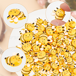 100Pcs 4 Styles Opaque Resin Cabochons&nbsp;CRES-WR0001-03