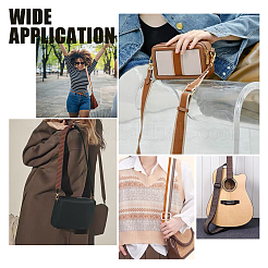2Pcs 2 Style Stripe Pattern Nylon Fabric Bag Straps&nbsp;FIND-WR0003-93