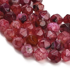 Natural Agate(Dyed & Heated) Beads Strands&nbsp;G-K425-B05-01
