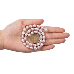 Natural Cultured Freshwater Pearl Beads Strands&nbsp;LS-PEAR-R064-16