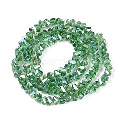 Electroplate Transparent Glass Beads Strands&nbsp;GLAA-N021-4mm-27