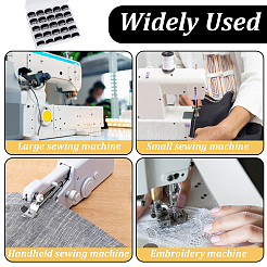 25Pcs Polyester Sewing Thread with Transparent Bobbin Box Sets&nbsp;SENE-WH20003-001C
