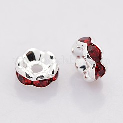 Brass Rhinestone Spacer Beads&nbsp;RB-A014-L6mm-21S-NF