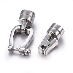 Tarnish Resistant 304 Stainless Steel Clasps&nbsp;STAS-E440-84P