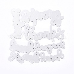 Carbon Steel Cutting Dies Stencils&nbsp;DIY-I083-02P