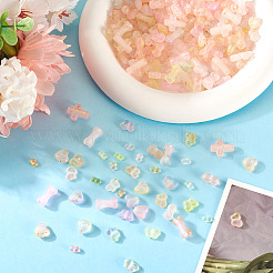 150G 6 Styles Gradient Color Transparent Acrylic Beads&nbsp;OACR-TA0003-58
