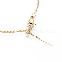 Adjustable Brass Beaded Slider Bracelets for Women&nbsp;BJEW-T022-18G