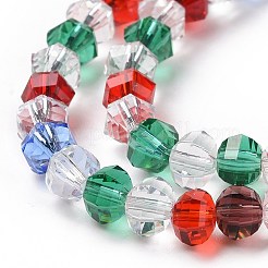 Transparent Glass Bead Strands&nbsp;GLAA-H018-05