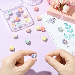 24Pcs 6 Colors Acrylic Imitation Pearl Beads&nbsp;OACR-CJ0002-49