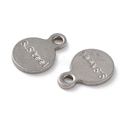 Non-Tarnish 201 Stainless Steel Charms&nbsp;STAS-K259-11P