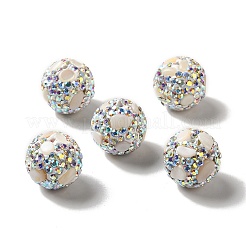 Polymer Clay Rhinestone Beads&nbsp;RGLA-D050-02A