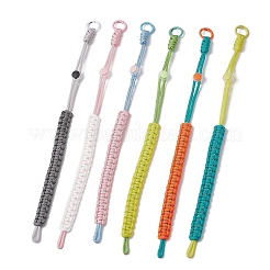 6Pcs 6 Colors Polyester & Spandex Cord Ropes Pendant Decorations&nbsp;HJEW-JM04292