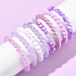 Puple Color Theme DIY Jewerly Making Kit&nbsp;DIY-FS0008-79