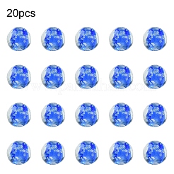 20Pcs Handmade Luminous Lampwork Beads&nbsp;LAMP-YW0001-21