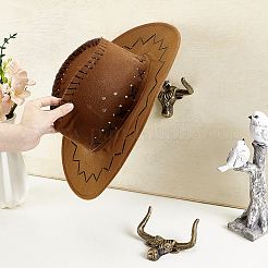 2Pcs Cattle Shape Iron Wall Mounted Hangers&nbsp;HJEW-PH0002-02